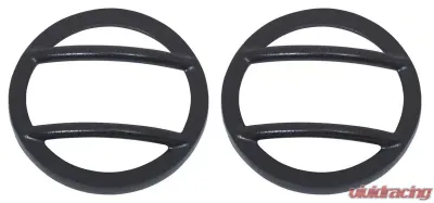 Kentrol Headlight & Marker Cover Set, 6 Pieces, Textured Black for Jeep JK 2007-2018 - 80013