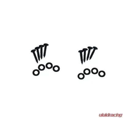 Kentrol Headlight & Marker Cover Set, 6 Pieces, Textured Black for Jeep JK 2007-2018 - 80013