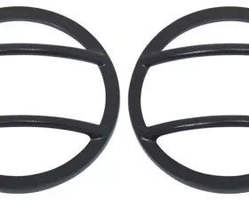 Kentrol Fog Light Cover Pair Textured Black for Jeep JK 2007-2018
