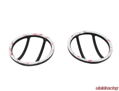 Kentrol Fog Light Cover Pair Textured Black for Jeep JK 2007-2018 - 80014