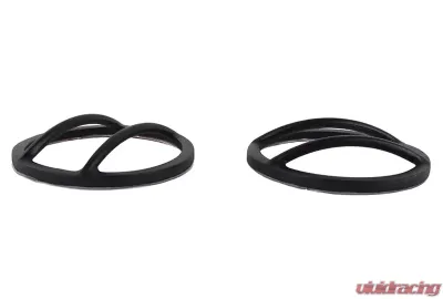 Kentrol Fog Light Cover Pair Textured Black for Jeep JK 2007-2018 - 80014