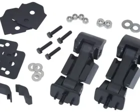 Kentrol Hood Catch Pair Textured Black Jeep JK 2007-2018