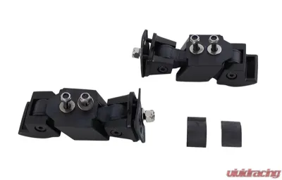 Kentrol Hood Catch Pair Textured Black Jeep JK 2007-2018 - 80571
