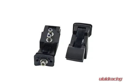 Kentrol Hood Catch Pair Textured Black Jeep JK 2007-2018 - 80571