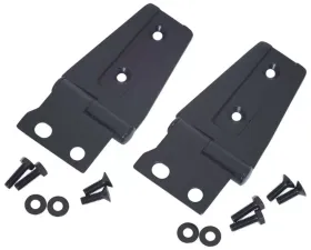 Kentrol Hood Hinge Pair Textured Black Jeep JK 2007-2018