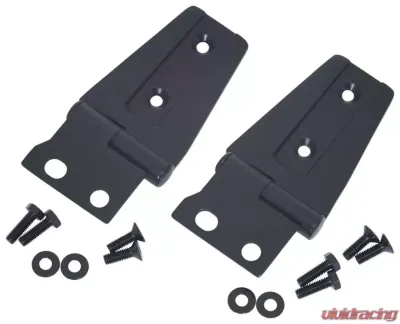 Kentrol Hood Hinge Pair Textured Black Jeep JK 2007-2018 - 80572