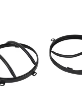 Kentrol Euro Headlight Guards Pair Textured Black for Jeep JK 2007-2018                                     - 80573 - Image 3