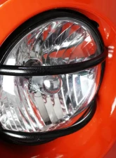 Kentrol Euro Headlight Guards Pair Textured Black for Jeep JK 2007-2018                                     - 80573 - Image 10