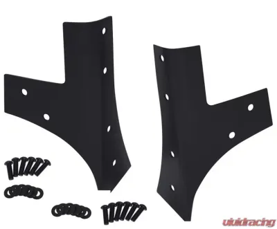 Kentrol Windshield Supports Pair Textured Black for Jeep JK 2007-2018 - 80574