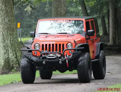 Kentrol Windshield Supports Pair Textured Black for Jeep JK 2007-2018 - 80574