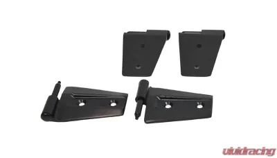 Kentrol Door Hinge Set 4 Pieces Textured Black for Jeep JK 2007-2018 - 80575