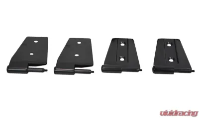 Kentrol Door Hinge Set 4 Pieces Textured Black for Jeep JK 2007-2018 - 80575