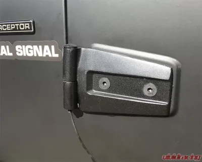 Kentrol Door Hinge Set 4 Pieces Textured Black for Jeep JK 2007-2018 - 80575