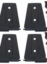 Kentrol Door Hinge Set 8 Pieces for Jeep JK 2007-2018 Textured Black Finish                                     - 80576 - Image 9