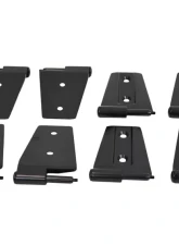 Kentrol Door Hinge Set 8 Pieces for Jeep JK 2007-2018 Textured Black Finish                                     - 80576 - Image 3
