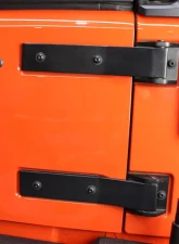 Kentrol Tailgate Hinge Pair Textured Black Jeep JK 2007-2018                                     - 80578 - Image 7