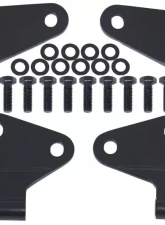 Kentrol Body Door Hinge Set 4 Pieces Textured Black for Jeep JK 2007-2018                                     - 80580 - Image 5