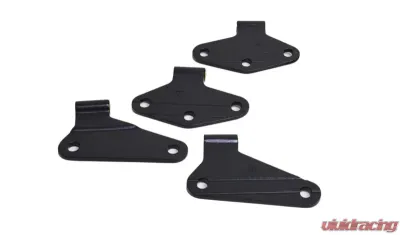 Kentrol Body Door Hinge Set 4 Pieces Textured Black for Jeep JK 2007-2018 - 80580