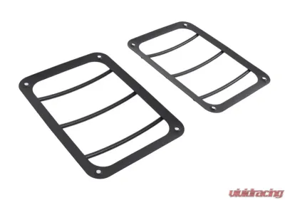Kentrol Taillight Guard Pair Textured Black Jeep JK 2007-2018 - 80582