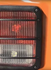 Kentrol Taillight Guard Pair Textured Black Jeep JK 2007-2018                                     - 80582 - Image 6