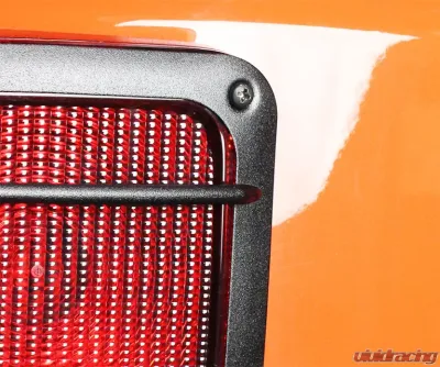 Kentrol Taillight Guard Pair Textured Black Jeep JK 2007-2018 - 80582