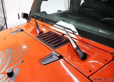 Kentrol Hood Vent Powdercoat Black Jeep CJ5 1955-1977 - 80583
