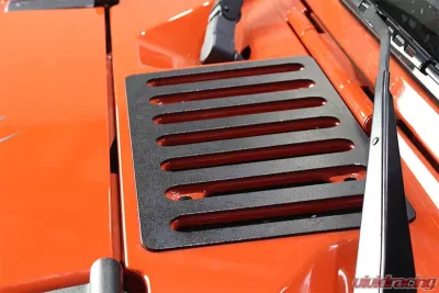 Kentrol Hood Vent Powdercoat Black Jeep CJ5 1955-1977 - 80583