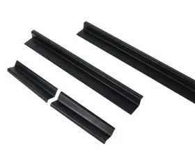 Kentrol Entry Guards 4-Piece Set for 2007-2018 Jeep JK, Textured Black Finish