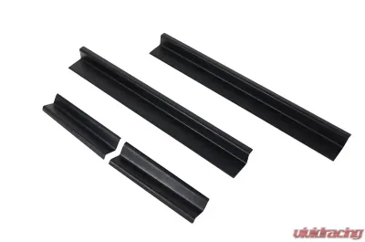 Kentrol Entry Guards 4-Piece Set for 2007-2018 Jeep JK, Textured Black Finish - 80585