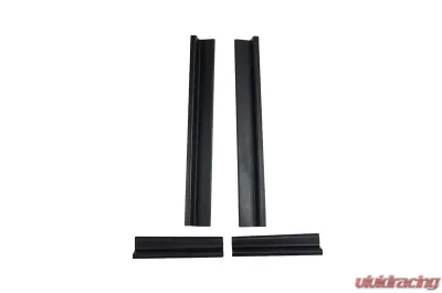 Kentrol Entry Guards 4-Piece Set for 2007-2018 Jeep JK, Textured Black Finish - 80585