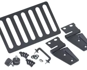 Kentrol Hood Kit without Hood Catch Textured Black for Jeep JK 2007-2018