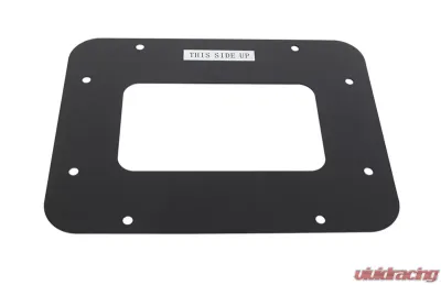 Kentrol BackSide License Plate Mount with LEDs, Textured Black, Jeep JK 2007-2018 - 80703