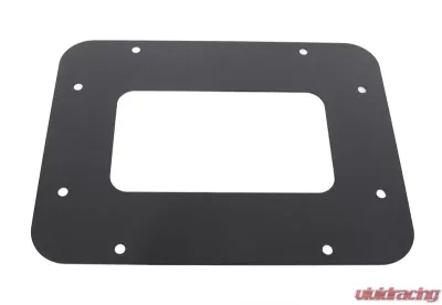 Kentrol BackSide License Plate Mount with LEDs, Textured Black, Jeep JK 2007-2018 - 80703