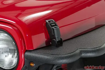 Kentrol Hood Catch Kit Textured Black Jeep TJ 1997-2006 - 80705