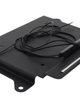Kentrol BackSide License Plate Mount with LED, Textured Black for Jeep JK 2007-2009                                     - 80707 - Image 2