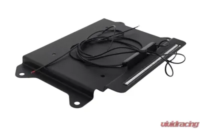Kentrol BackSide License Plate Mount with LED, Textured Black for Jeep JK 2007-2009 - 80707
