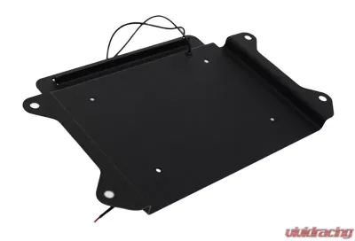 Kentrol BackSide License Plate Mount with LED, Textured Black for Jeep JK 2007-2009 - 80707