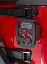 Kentrol Heritage Taillight Guard Textured Black for Jeep TJ 1997-2006                                     - 80709 - Image 4