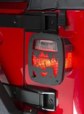Kentrol Heritage Taillight Guard Textured Black for Jeep TJ 1997-2006                                     - 80709 - Image 5