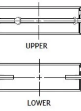 ACL Renault 1764 1998cc Race Series Standard Size Main Bearing Set                                     - 5M7807H-STD - Image 2