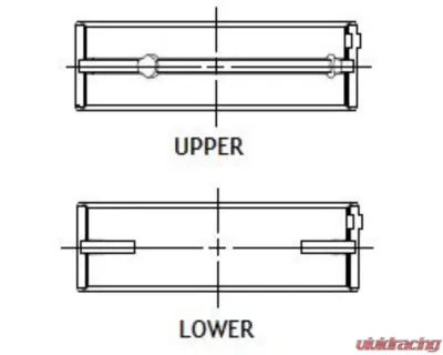 ACL Renault 1764 1998cc Race Series Standard Size Main Bearing Set - 5M7807H-STD