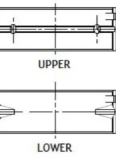 ACL Mitsubishi 4G93 Standard Size High Performance Main Bearing Set 1992-2003, 2014-2016                                     - 5M8037H-STD - Image 2