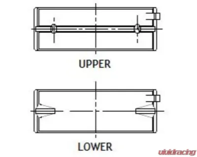 ACL Mitsubishi 4G93 Standard Size High Performance Main Bearing Set 1992-2003, 2014-2016 - 5M8037H-STD