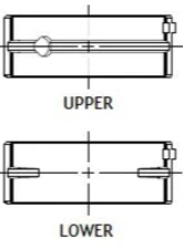 ACL Suzuki 4 - 1324cc G13A/BA Standard Size High Performance Main Bearing Set                                     - 5M8337H-STD - Image 2