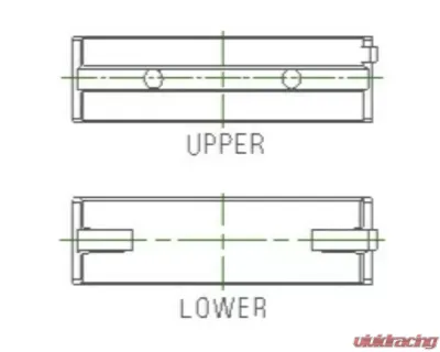 ACL Toyota 2AZFE (2.4L) Standard Size Aluminum Main Bearing Set - 5M8412A-STD