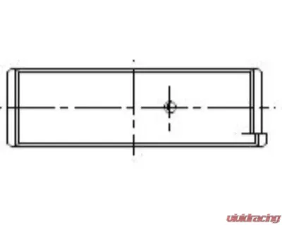 ACL Nissan VQ35DE 3.5L-V6 0.25mm Oversized High Performance Rod Bearing Set - 6B2640H-.25
