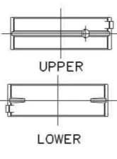 ACL Nissan I6 RB25 / RB30 .25 Oversize High Performance Main Bearing Set                                     - 7M2394-.25 - Image 2