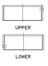 ACL Chevrolet V8 Race Series STD Size Conrod Rod Bearing Set                                     - 8B1663H-STD - Image 2