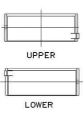 ACL Chrysler 318/340/360 Standard Size High Performance Rod Bearing Set                                     - 8B481H-STD - Image 2