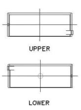 ACL Chrysler Prod V8 383/400/440 .30mm Oversized Trimetal Rod Bearing Set 56-98                                     - 8B527P-30 - Image 2